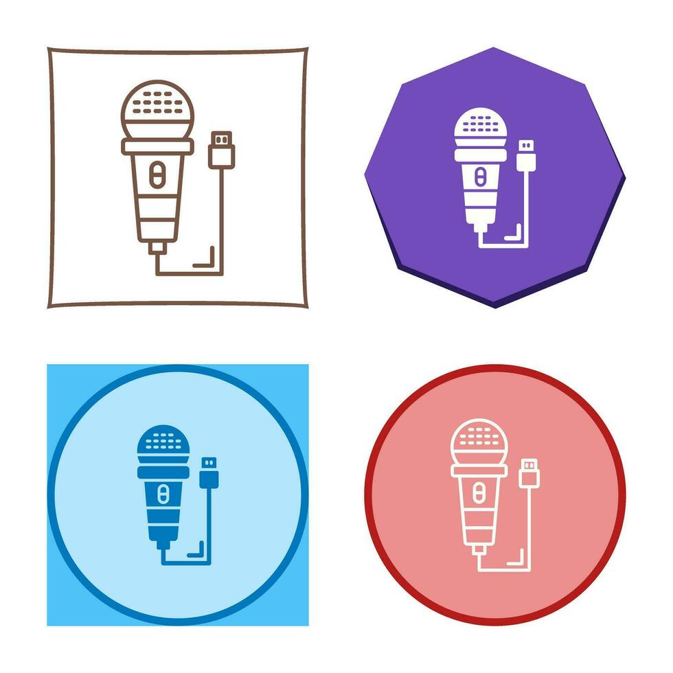 Microphone Vector Icon