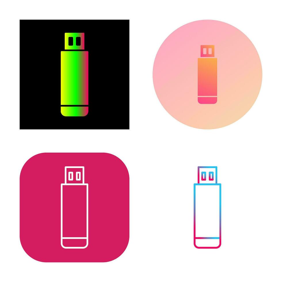 USB Drive Vector Icon