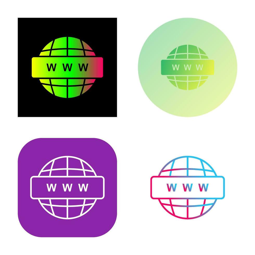 World Wide Web Vector Icon