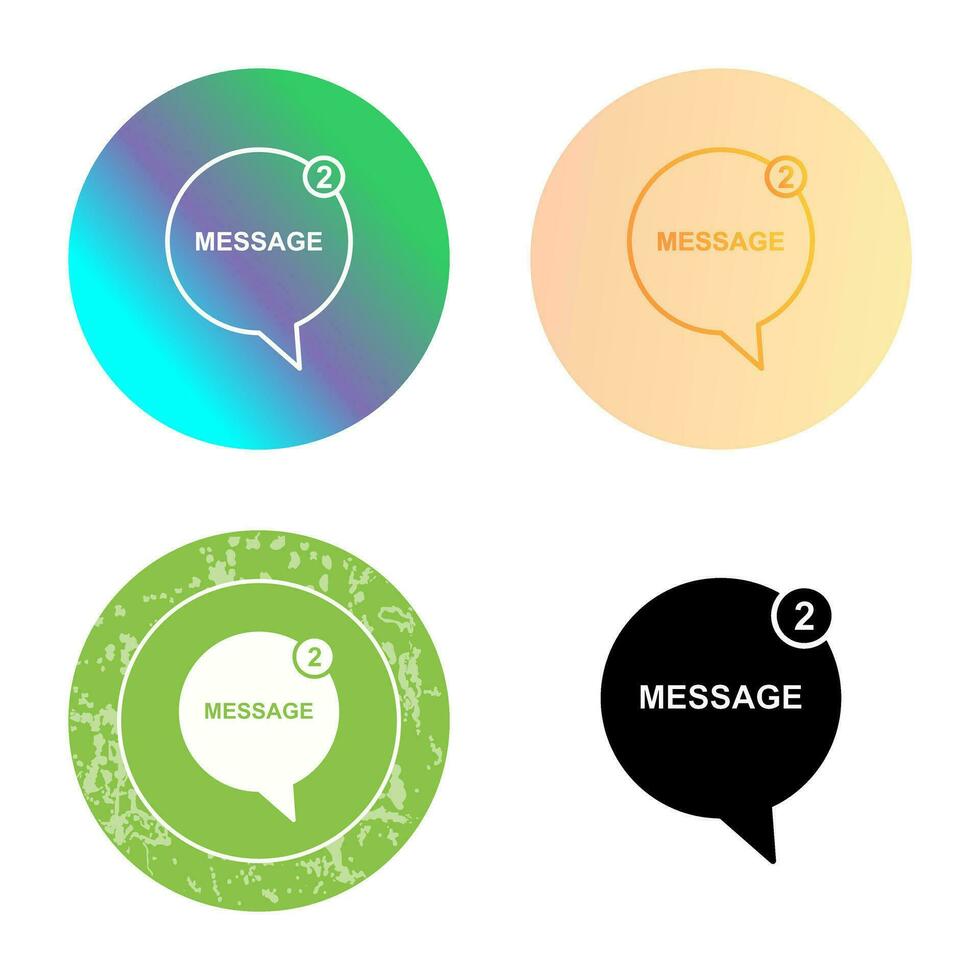 Message Bubbles Vector Icon