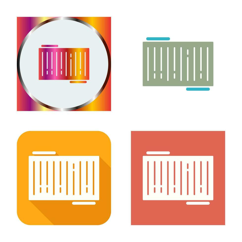 Barcode Vector Icon