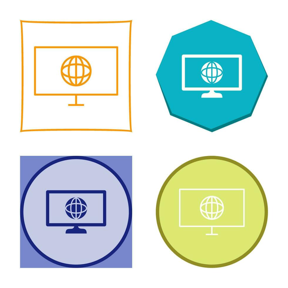 Unique Intranet Vector Icon