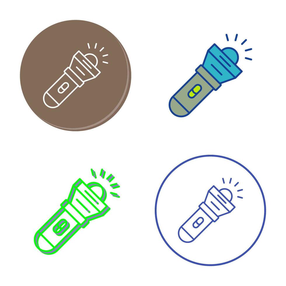 Flashlight Vector Icon