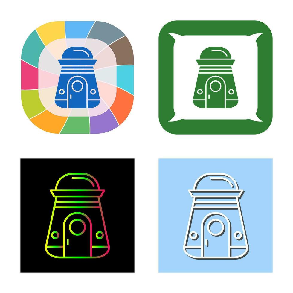 Space Capsule Vector Icon