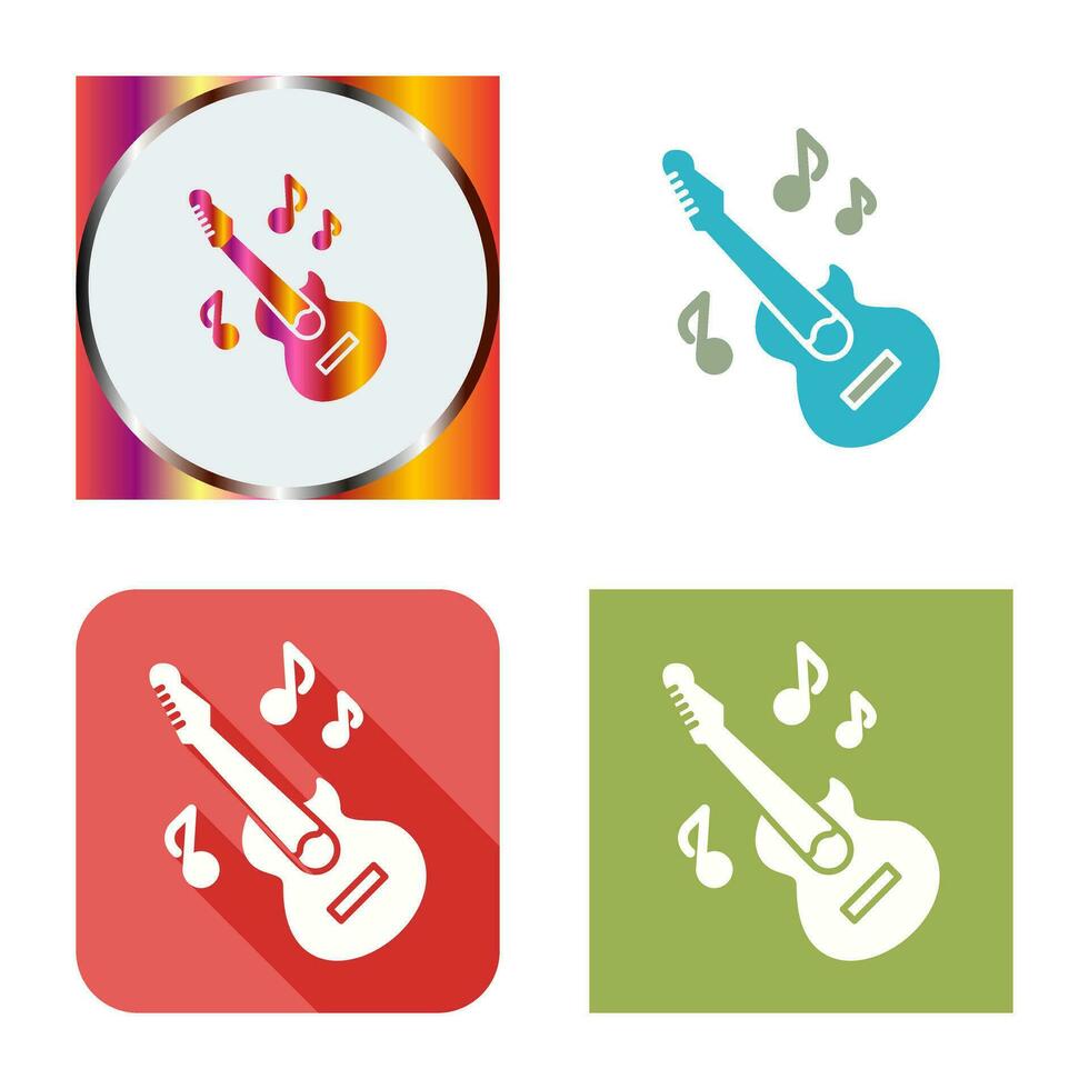 icono de vector de guitarra