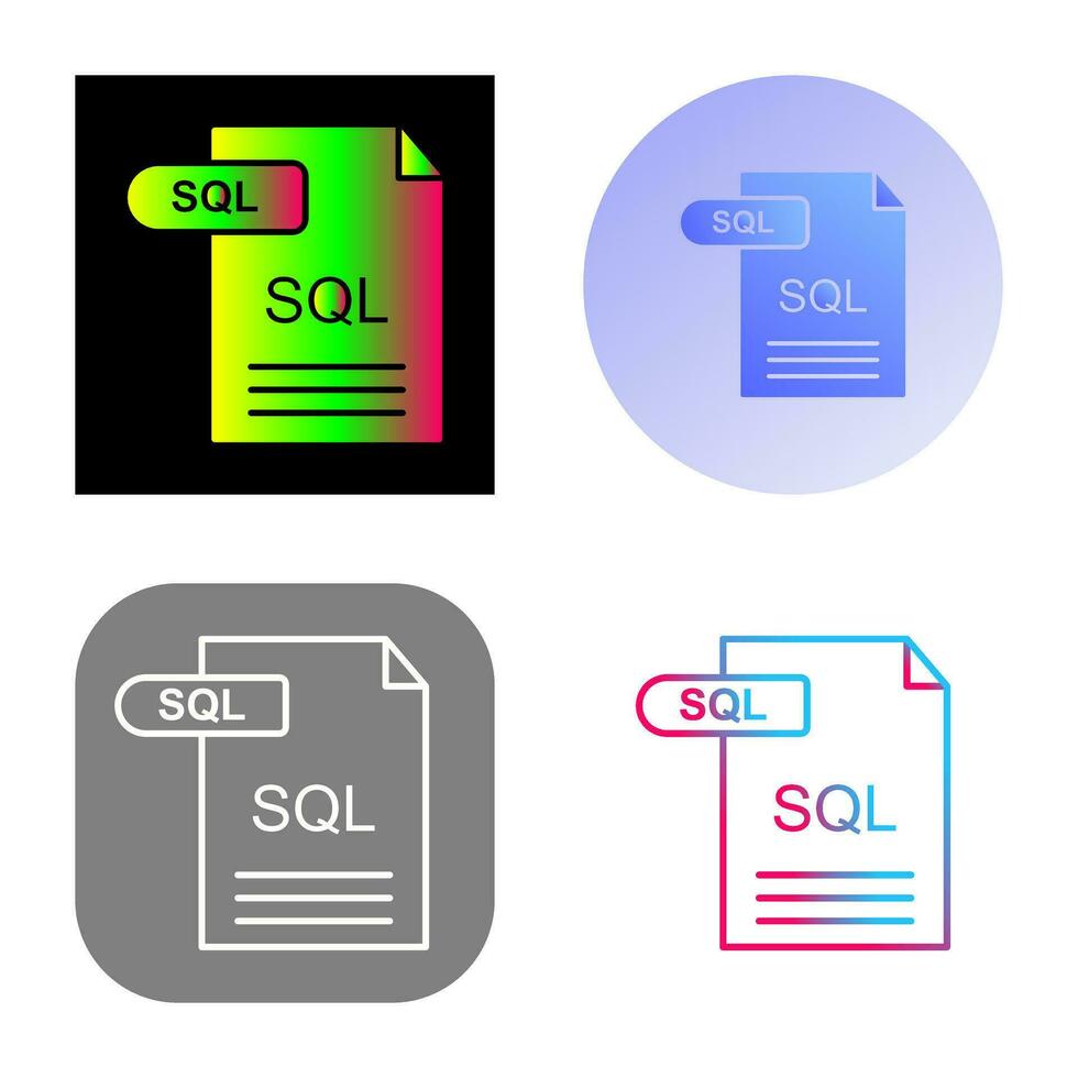 SQL Vector Icon 34147755 Vector Art at Vecteezy