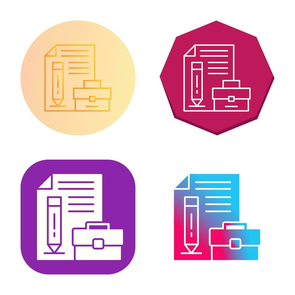 Portfolio Vector Icon