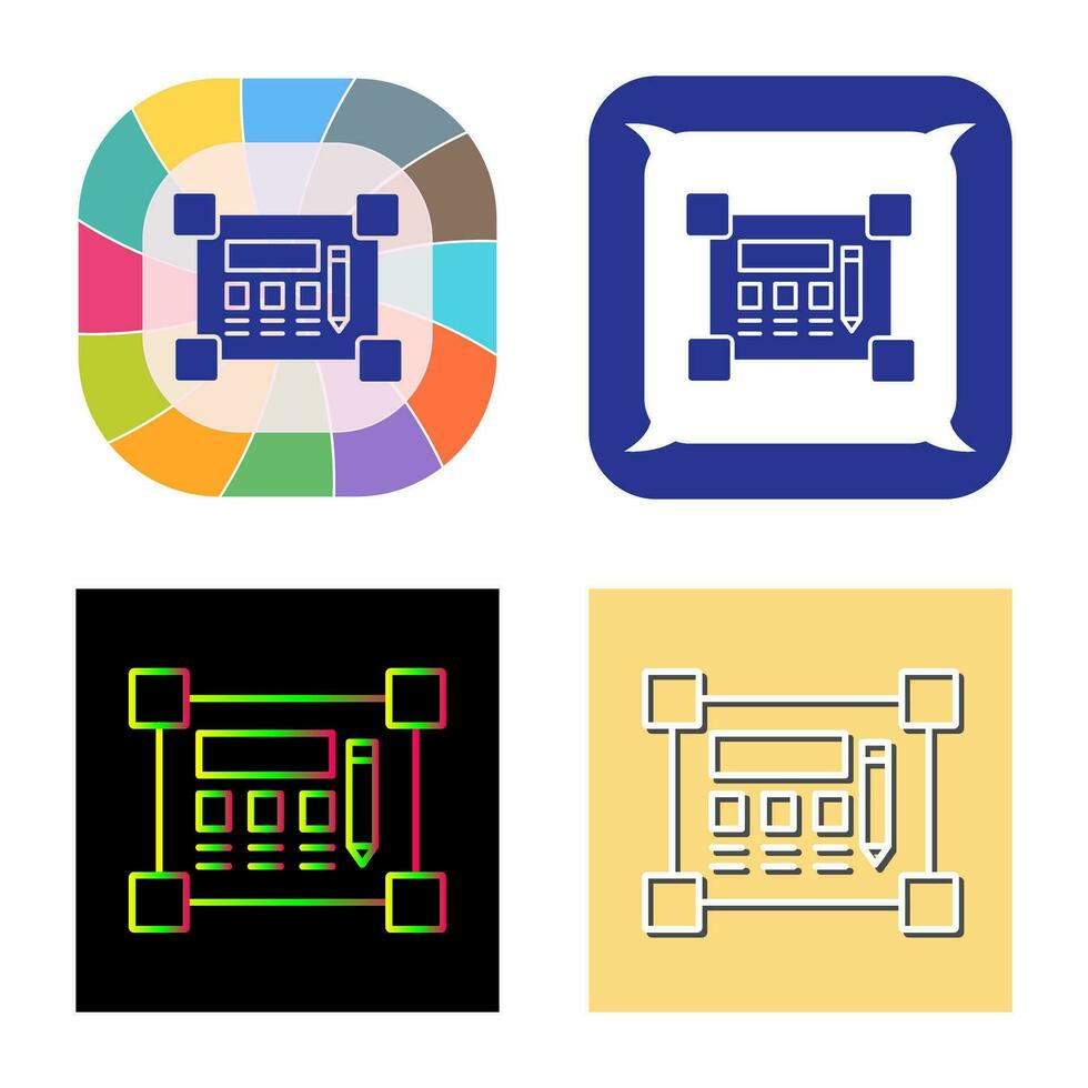 Blueprint Vector Icon