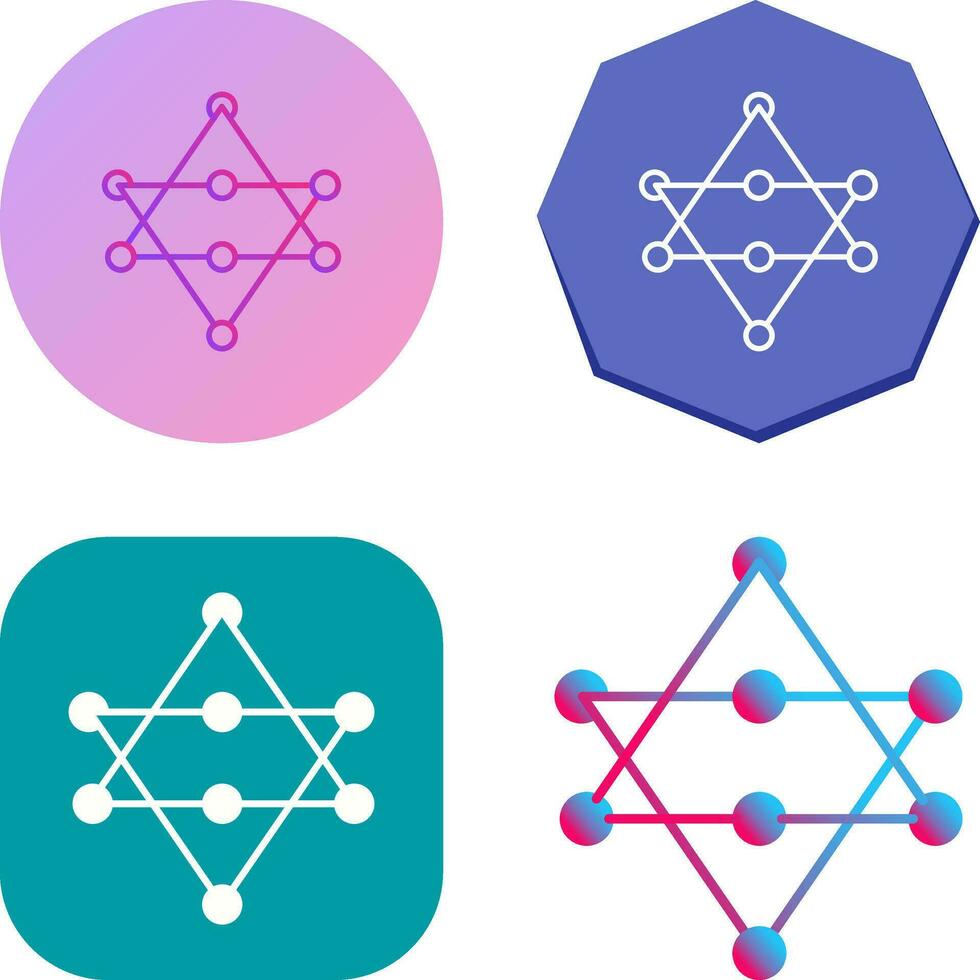 Unique Networks Vector Icon