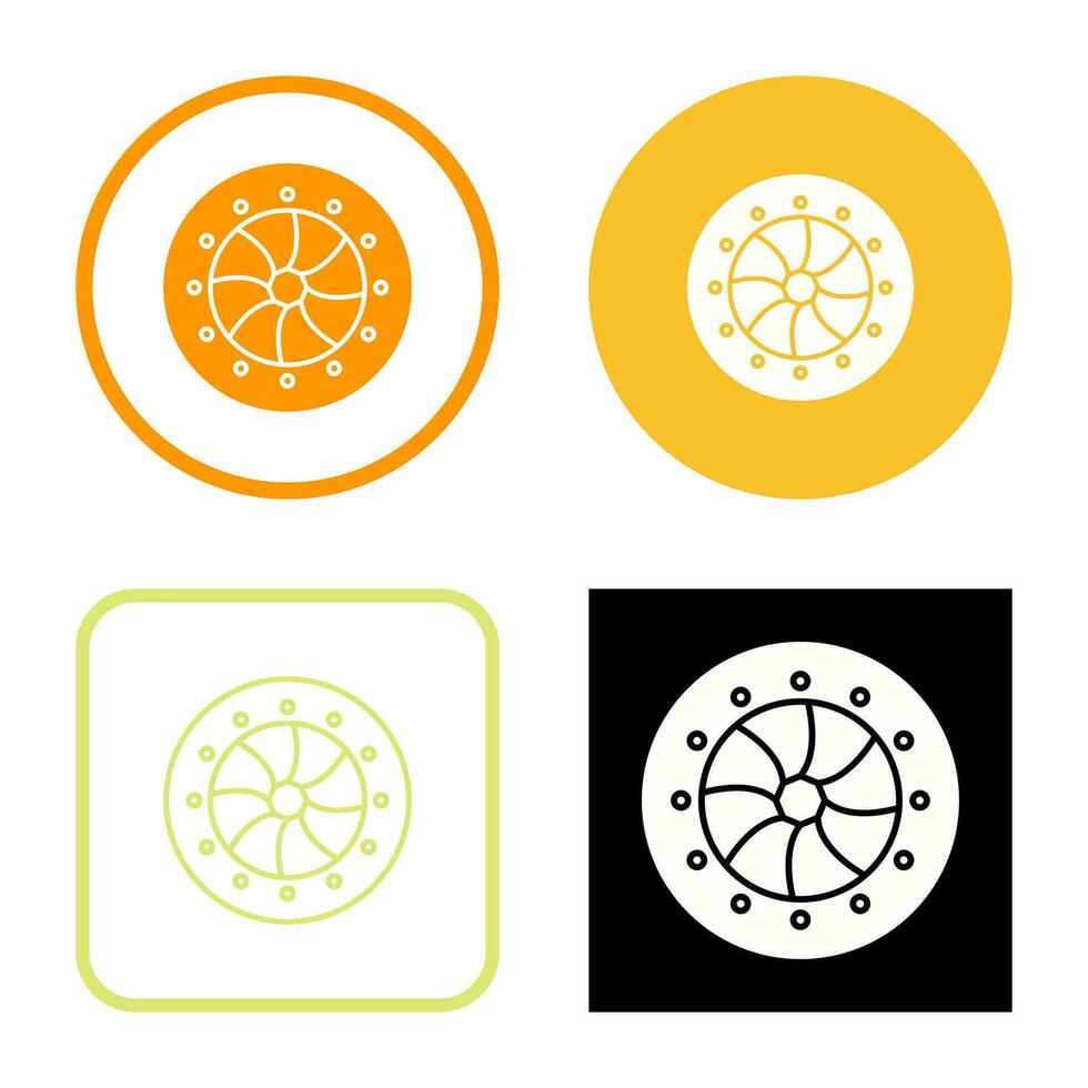 Unique Optical Diaphram Vector Icon