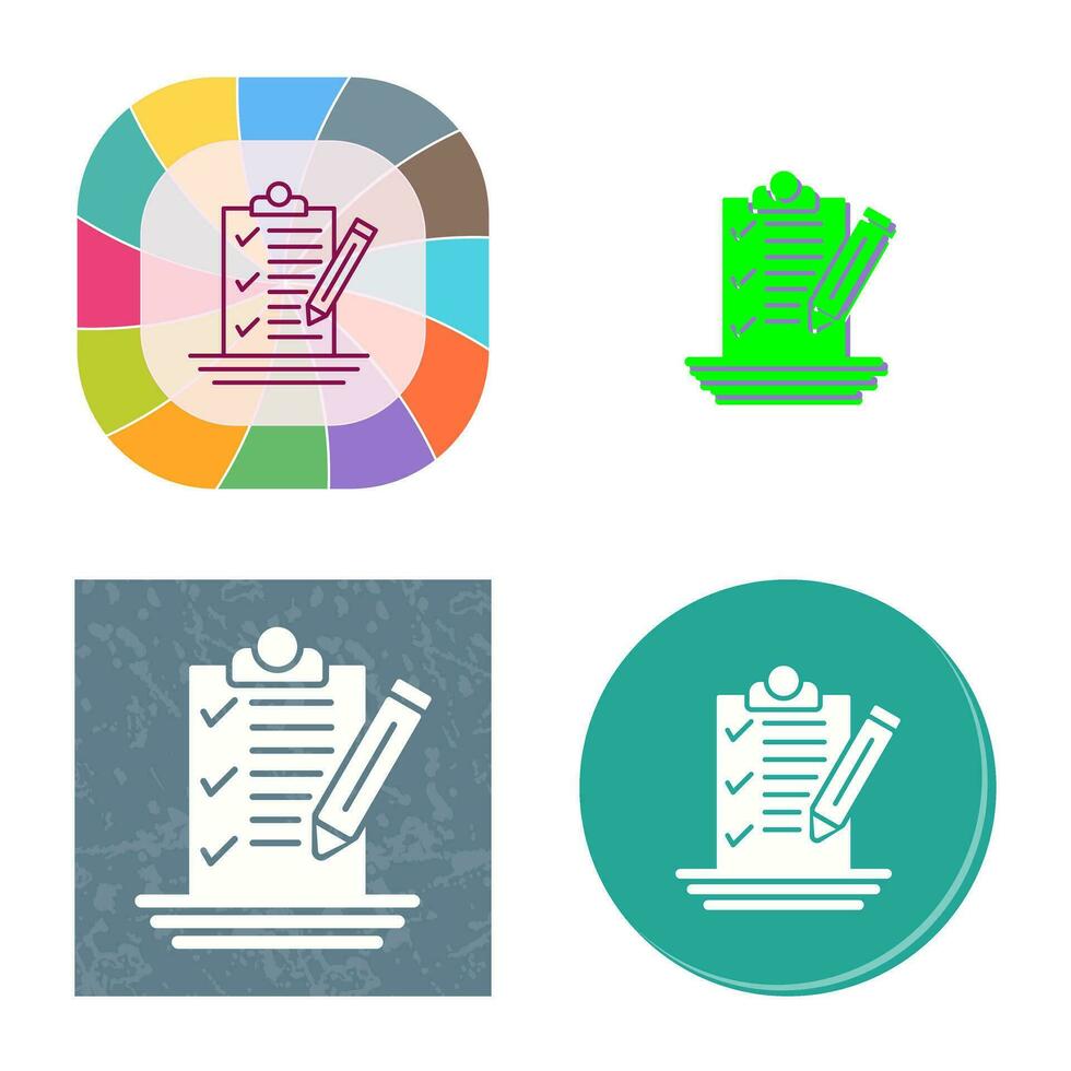 Check List Vector Icon