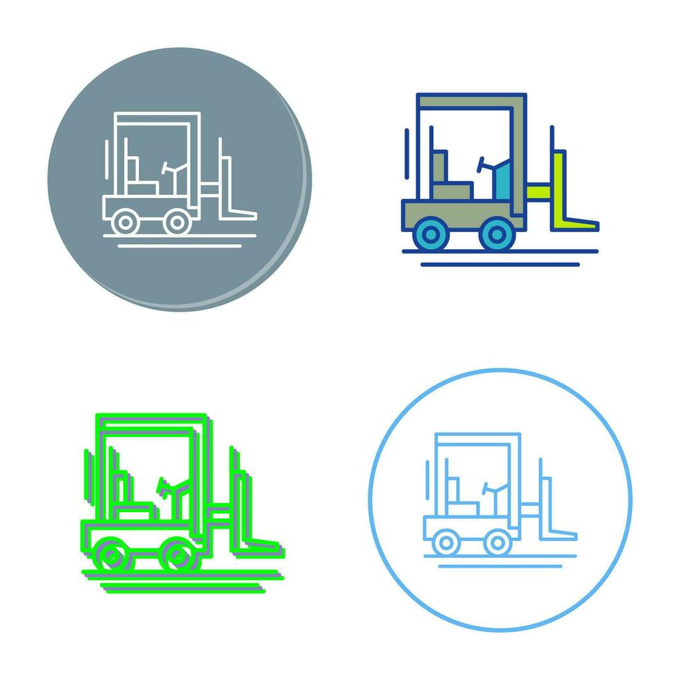 Forklift Vector Icon