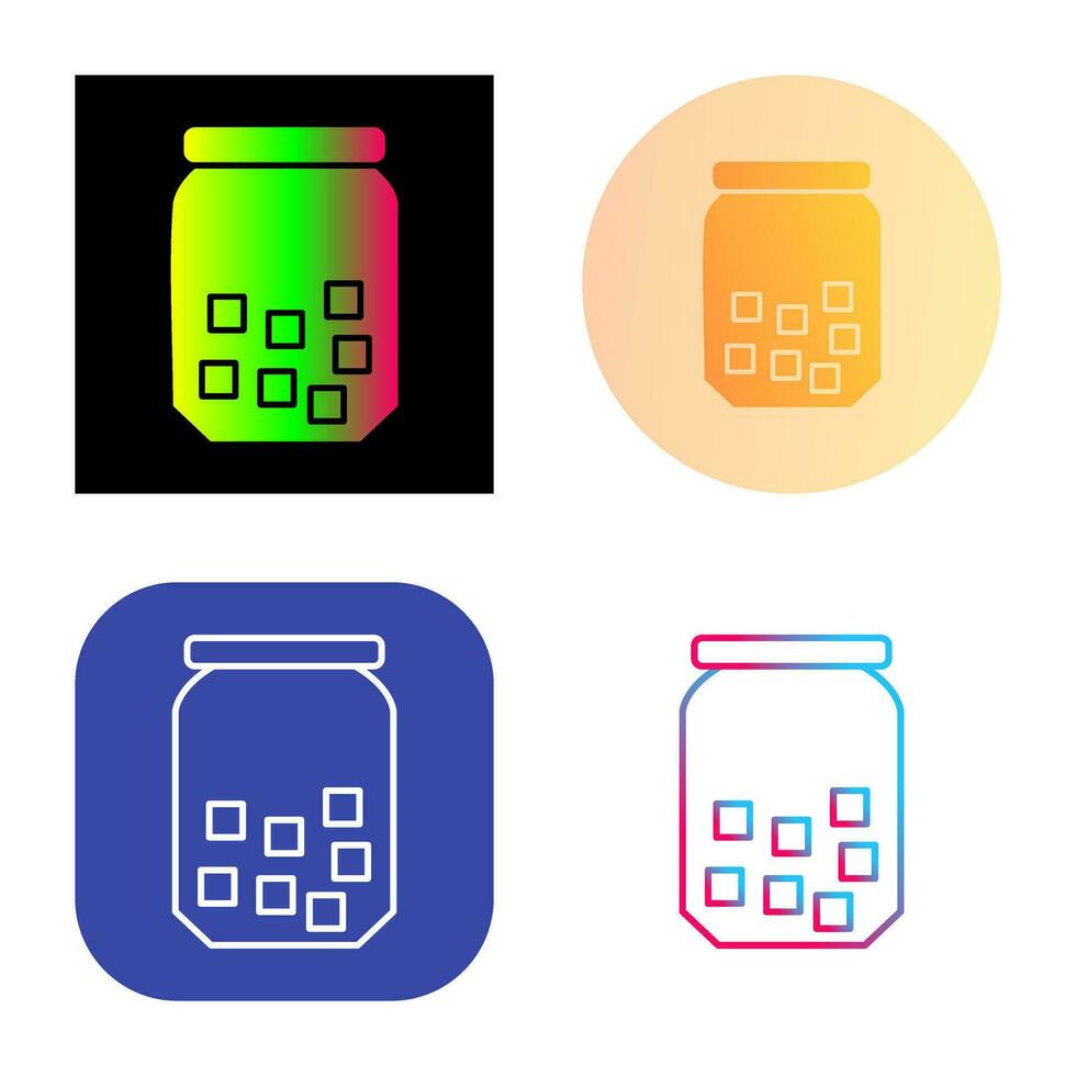 Sugar Bottle Vector Icon