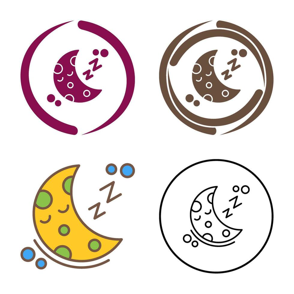 Sleeping Vector Icon