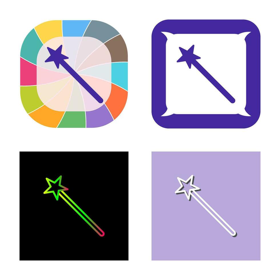 Unique Magic Vector Icon