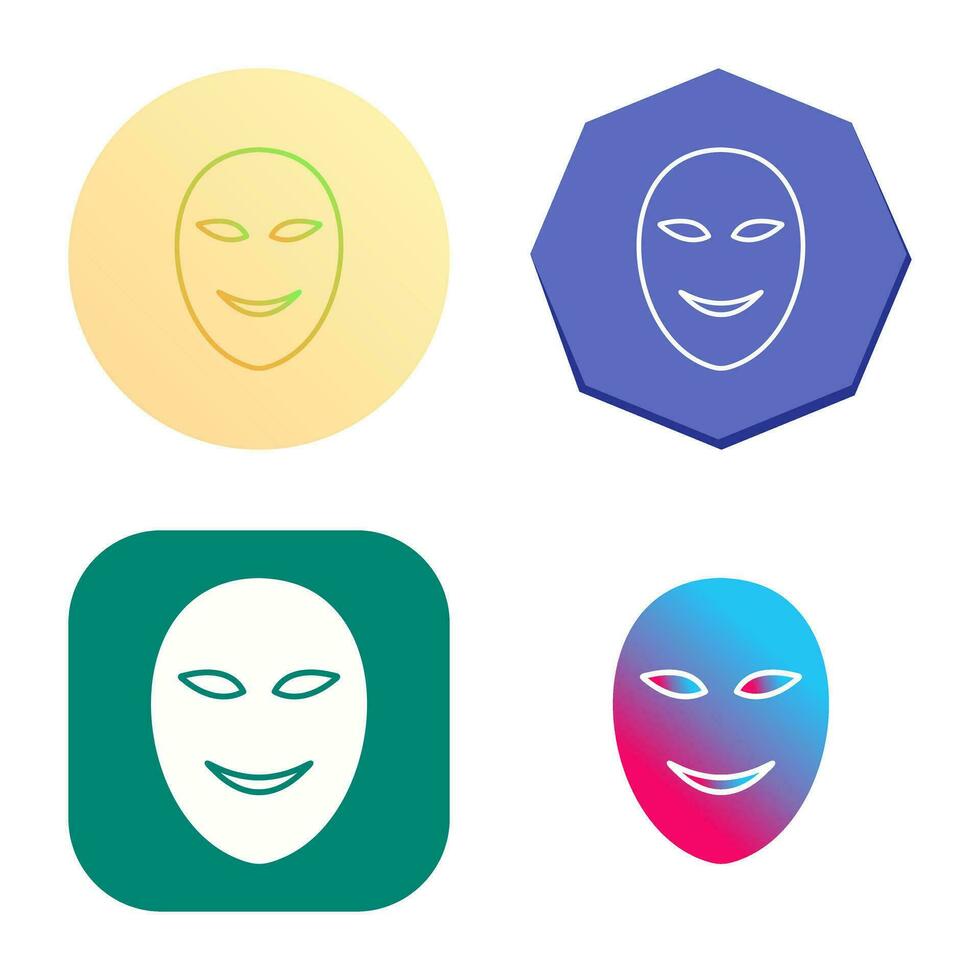 Ancient Face Mask Vector Icon