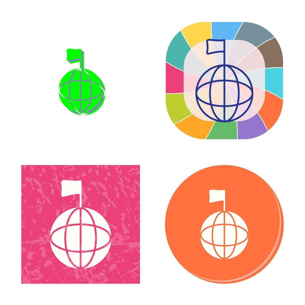 Unique Global Signals Vector Icon