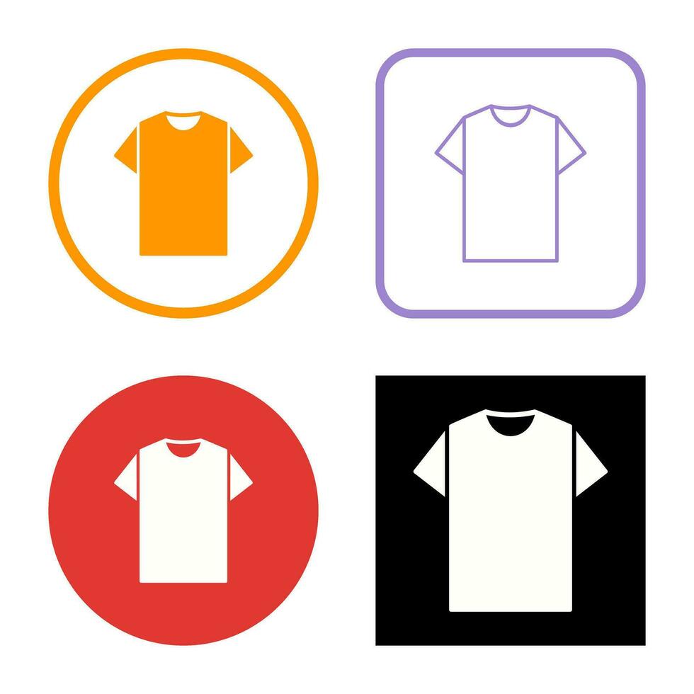 Plain T Shirt Vector Icon