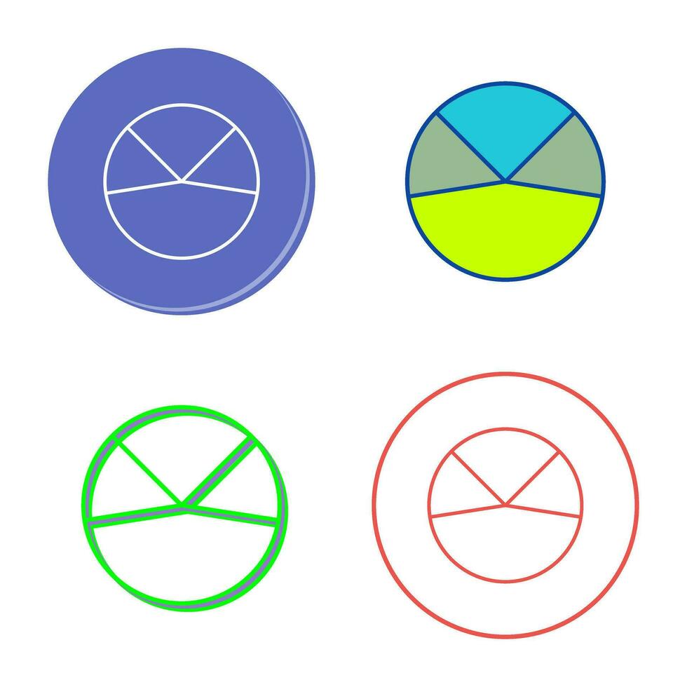 Pie Chart Analysis Vector Icon
