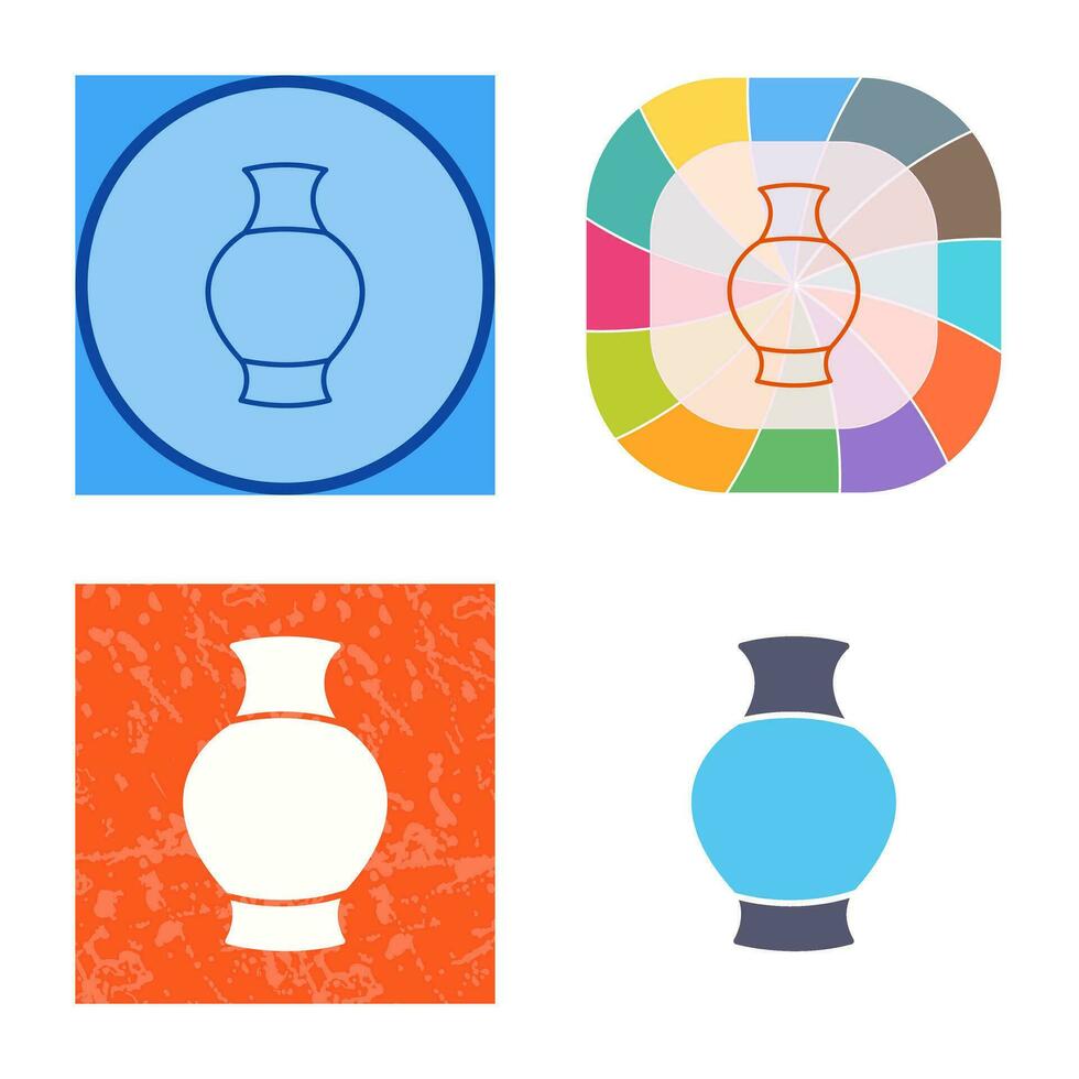 Antique Jar Vector Icon