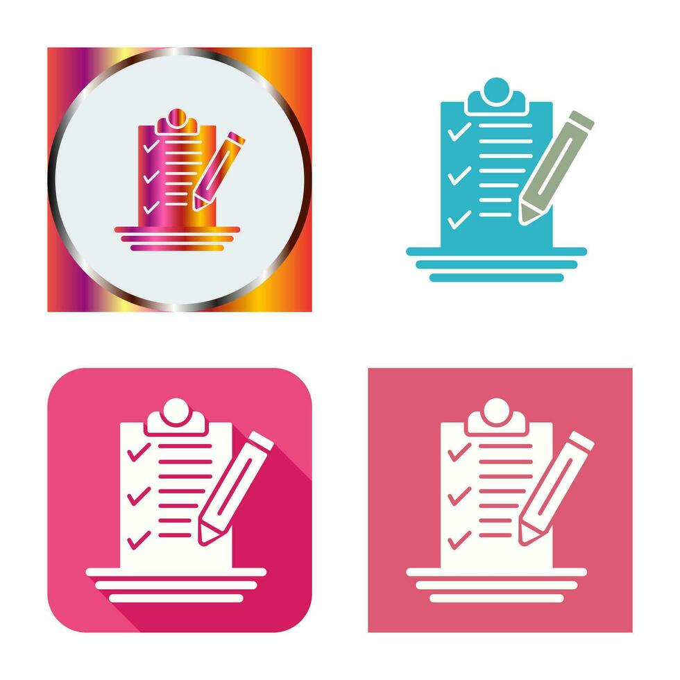 Check List Vector Icon