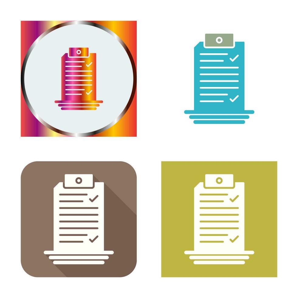Check List Vector Icon