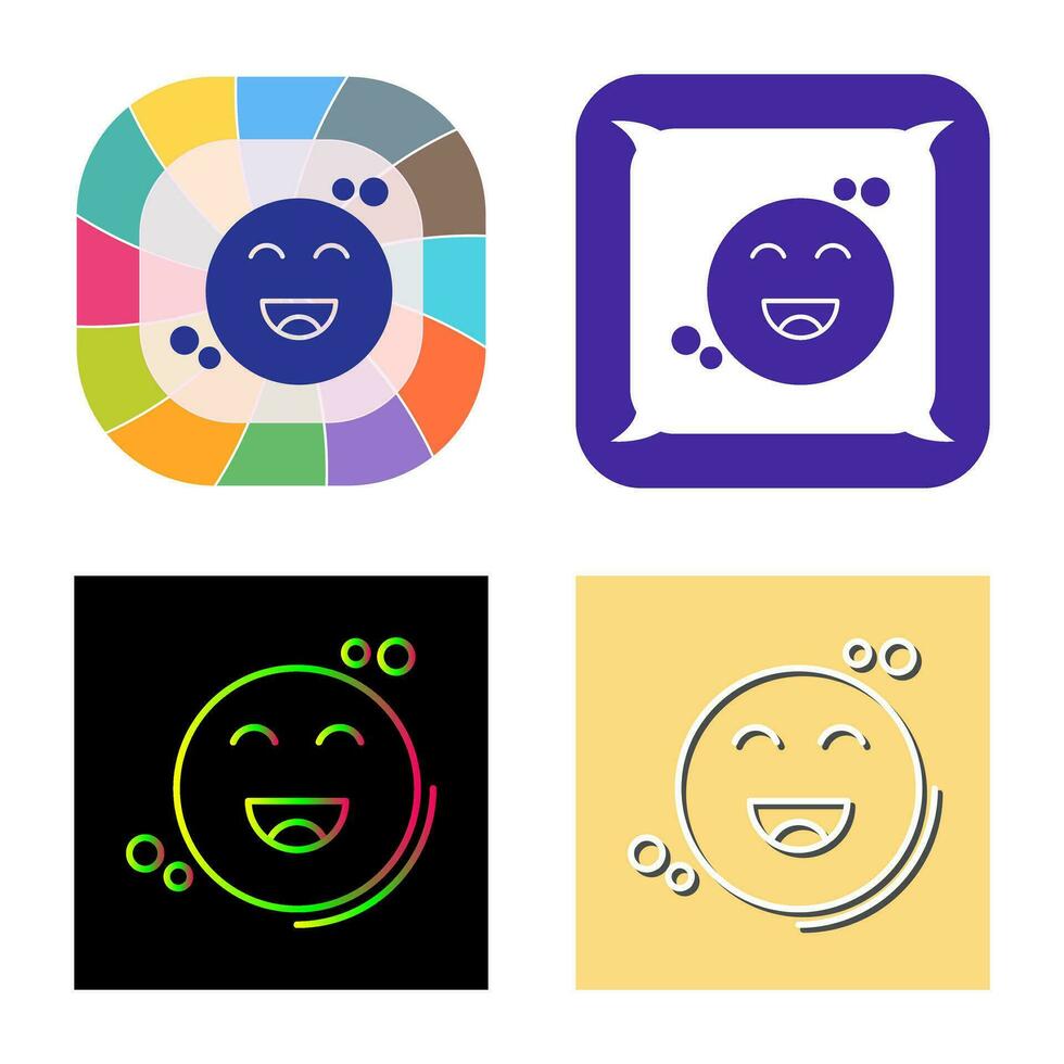 Happiness Vector Icon