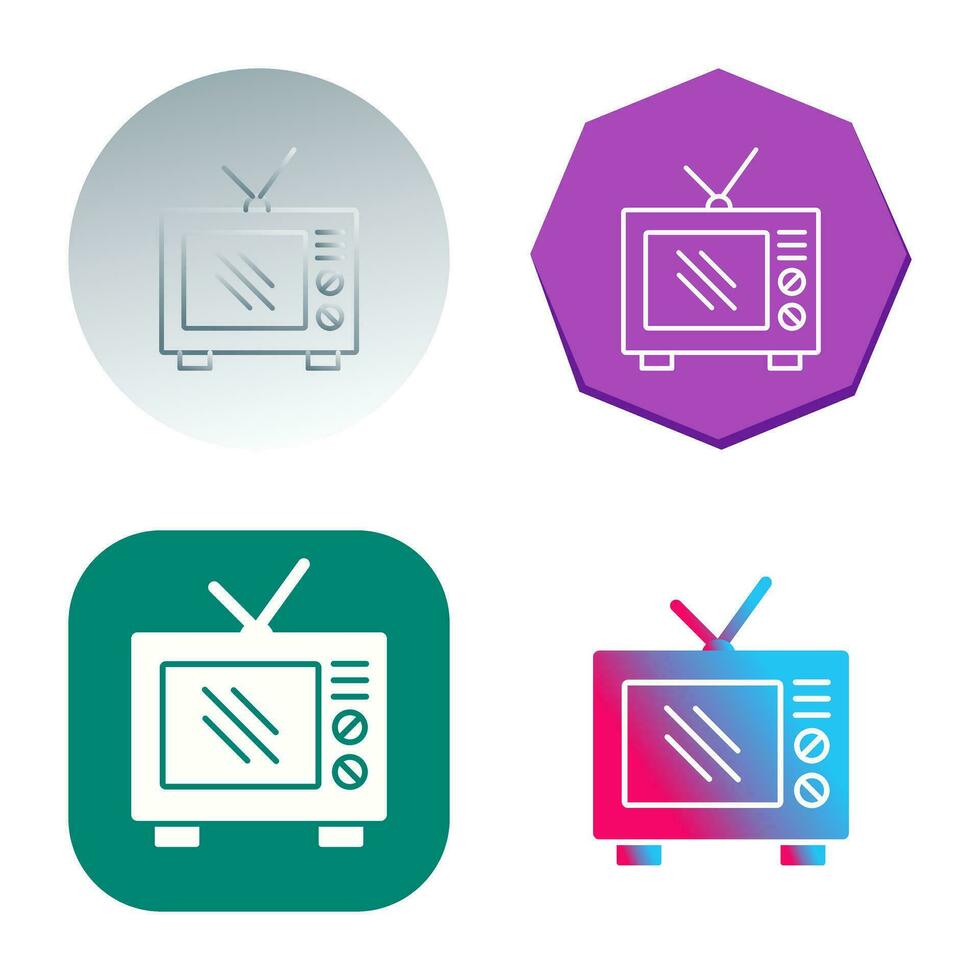 Old TV Vector Icon