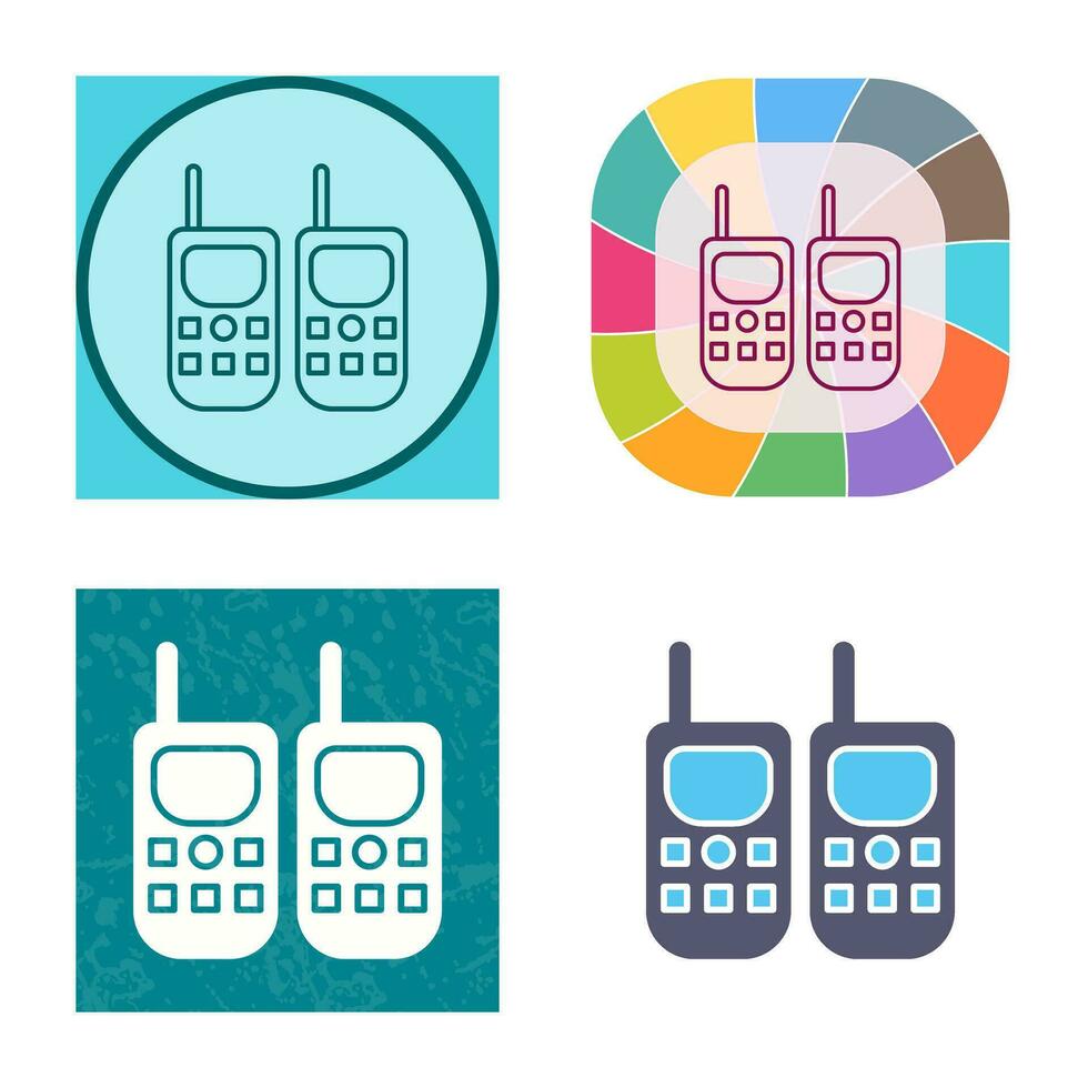Walkie Talkie Vector Icon