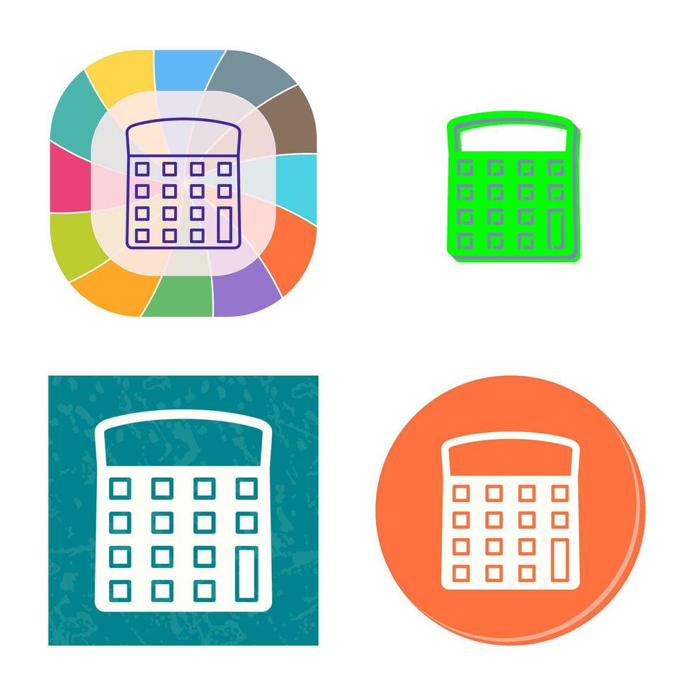 Unique Calculator Vector Icon