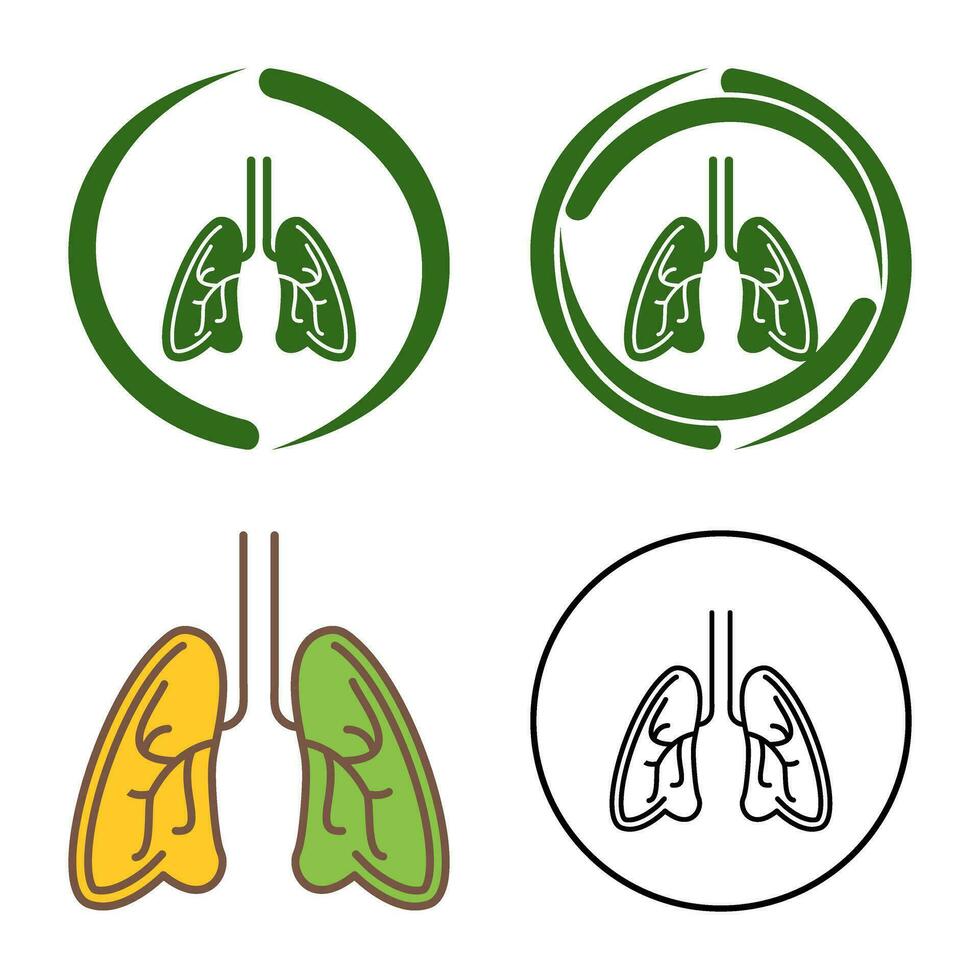 Lungs Vector Icon