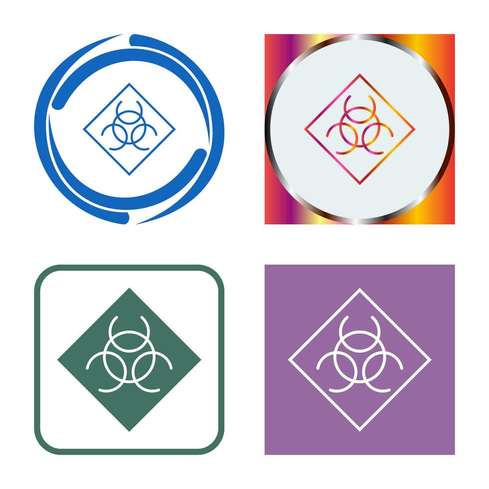 Biological Hazard Vector Icon