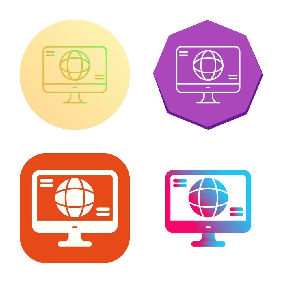 Monitor Vector Icon