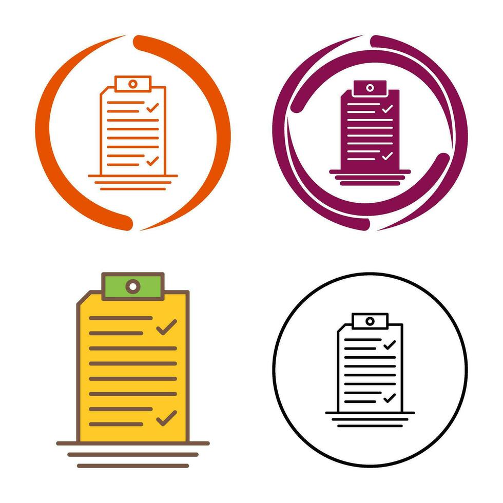 Check List Vector Icon