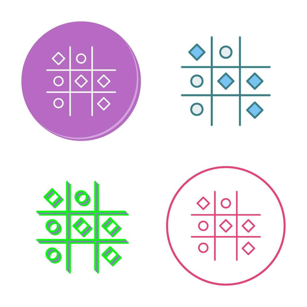 Tic Tac Toe Vector Icon