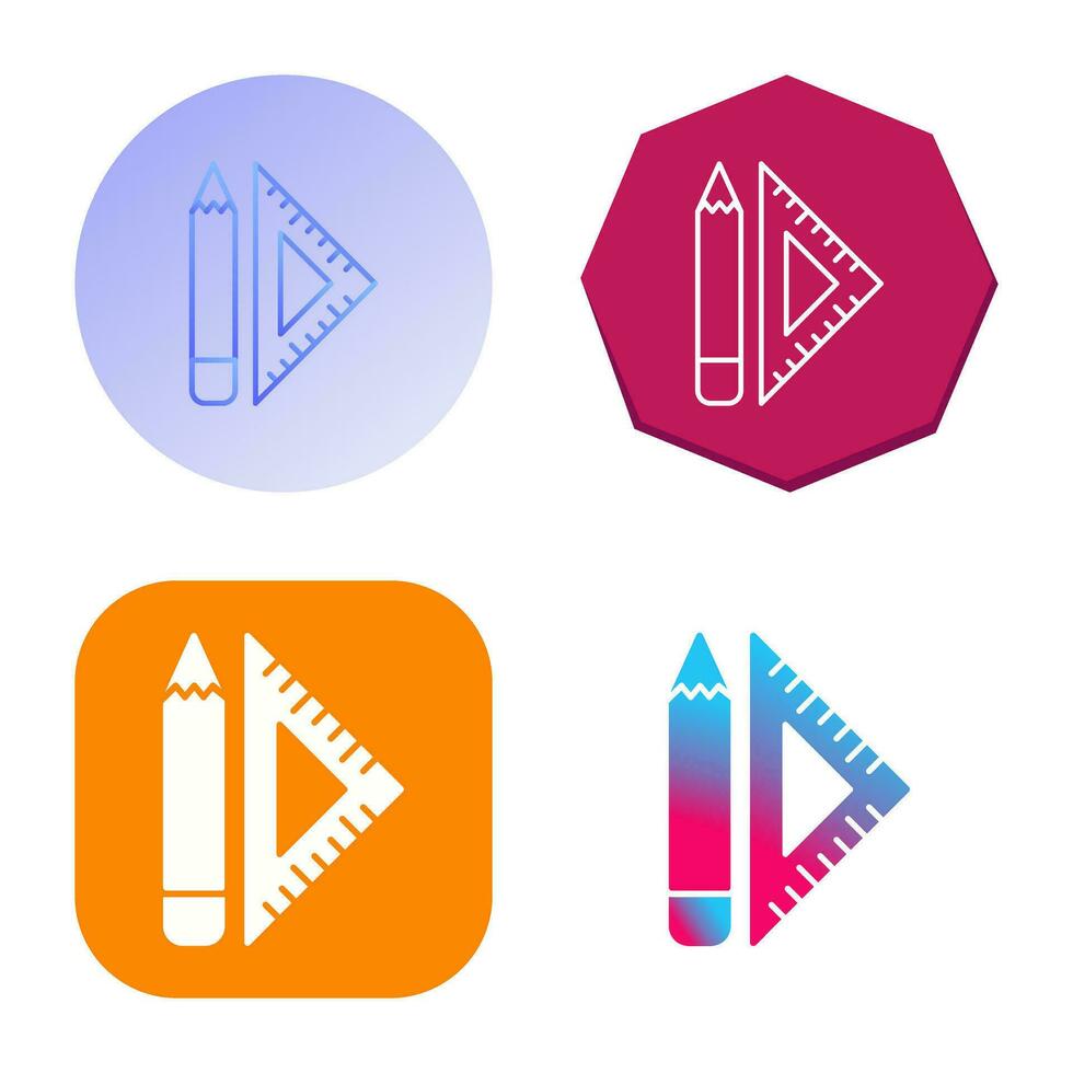 Set Square Vector Icon