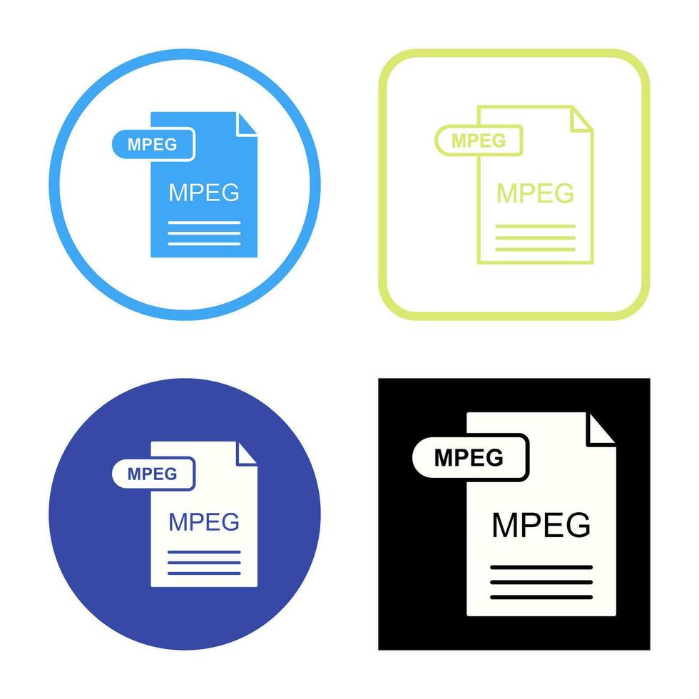 MPEG Vector Icon