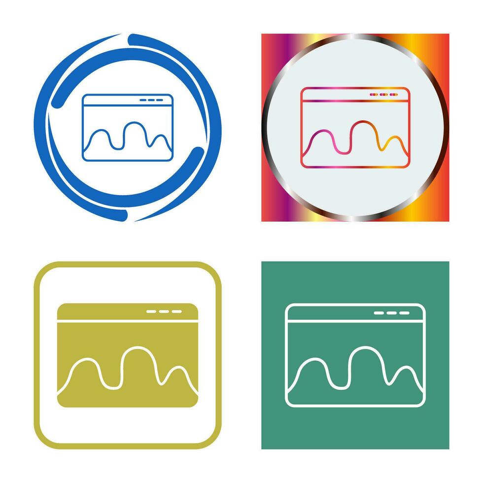 Webpage Statistics Vector Icon