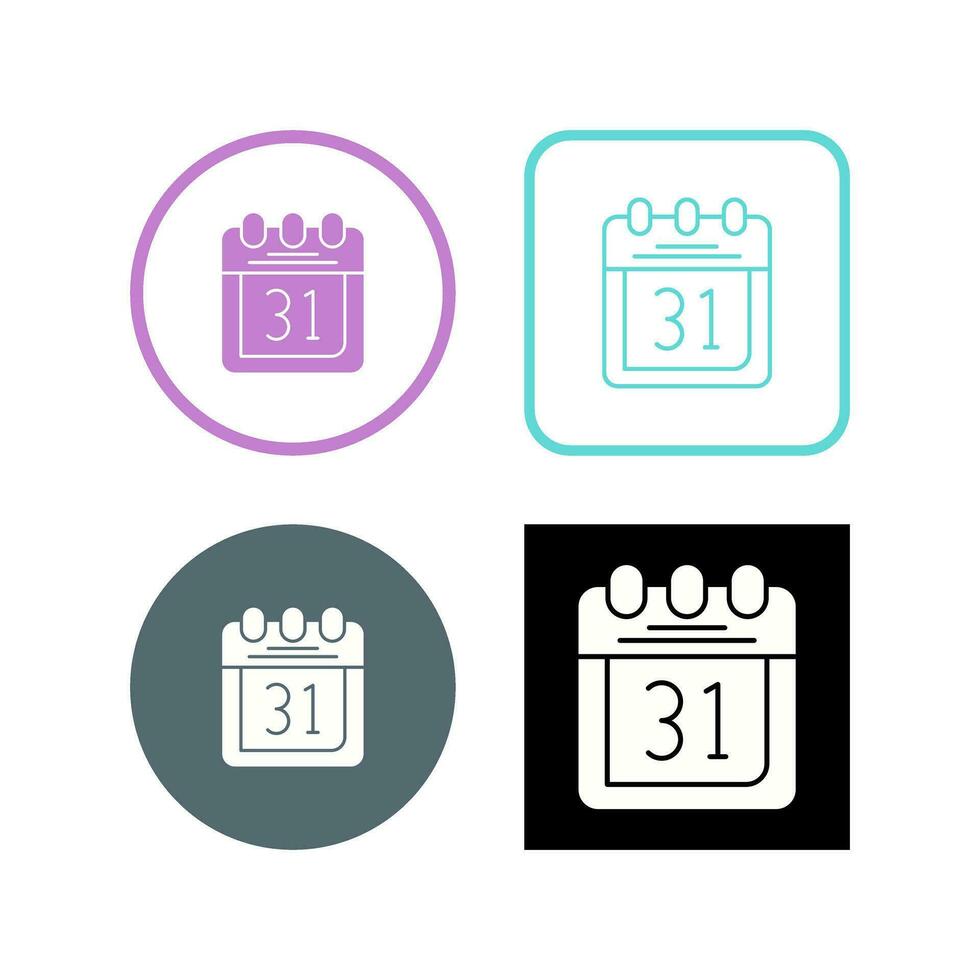 Calendar Vector Icon