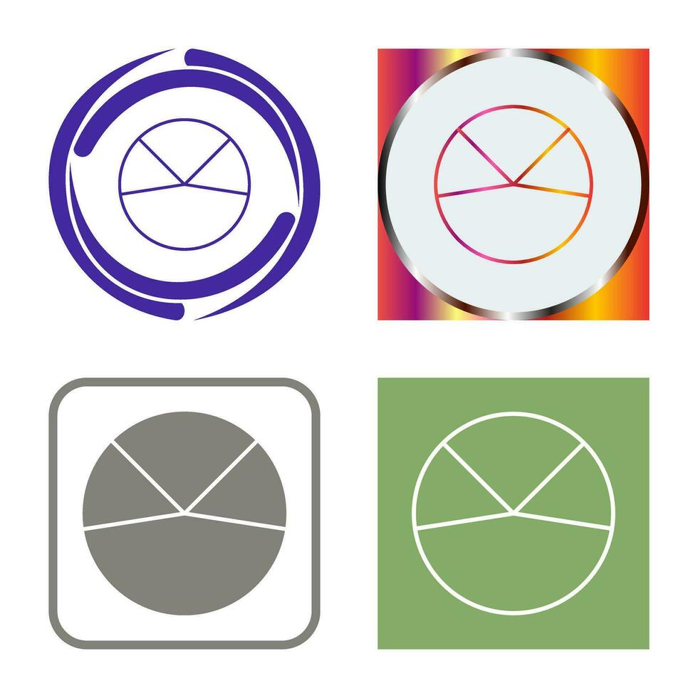 Pie Chart Analysis Vector Icon