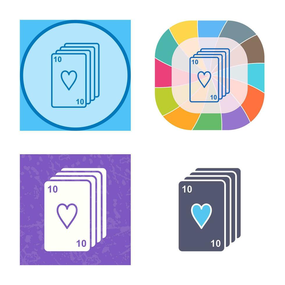 Deck of Cards Vector Icon