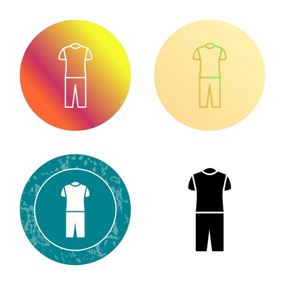Pyjamas Suit Vector Icon