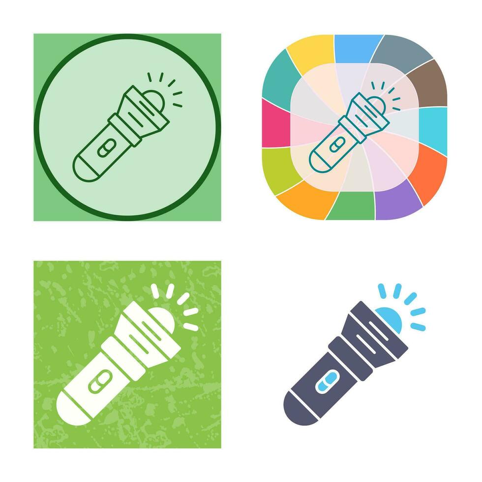 Flashlight Vector Icon