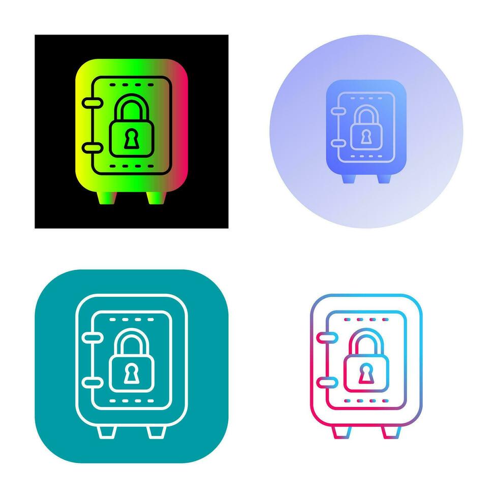 Safe Box Vector Icon