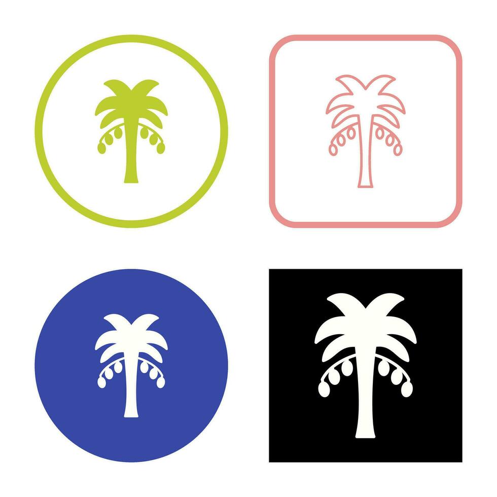 Coconut trees Vector Icon