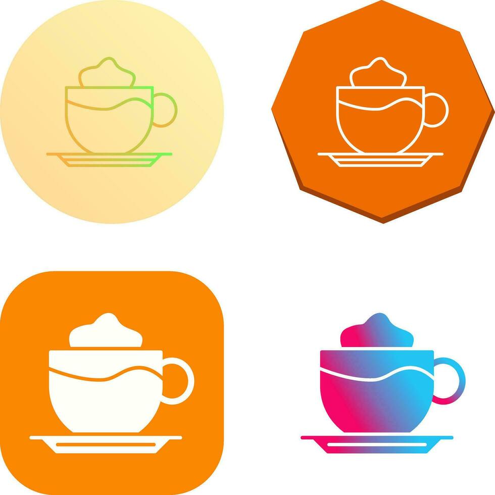 Latte Vector Icon