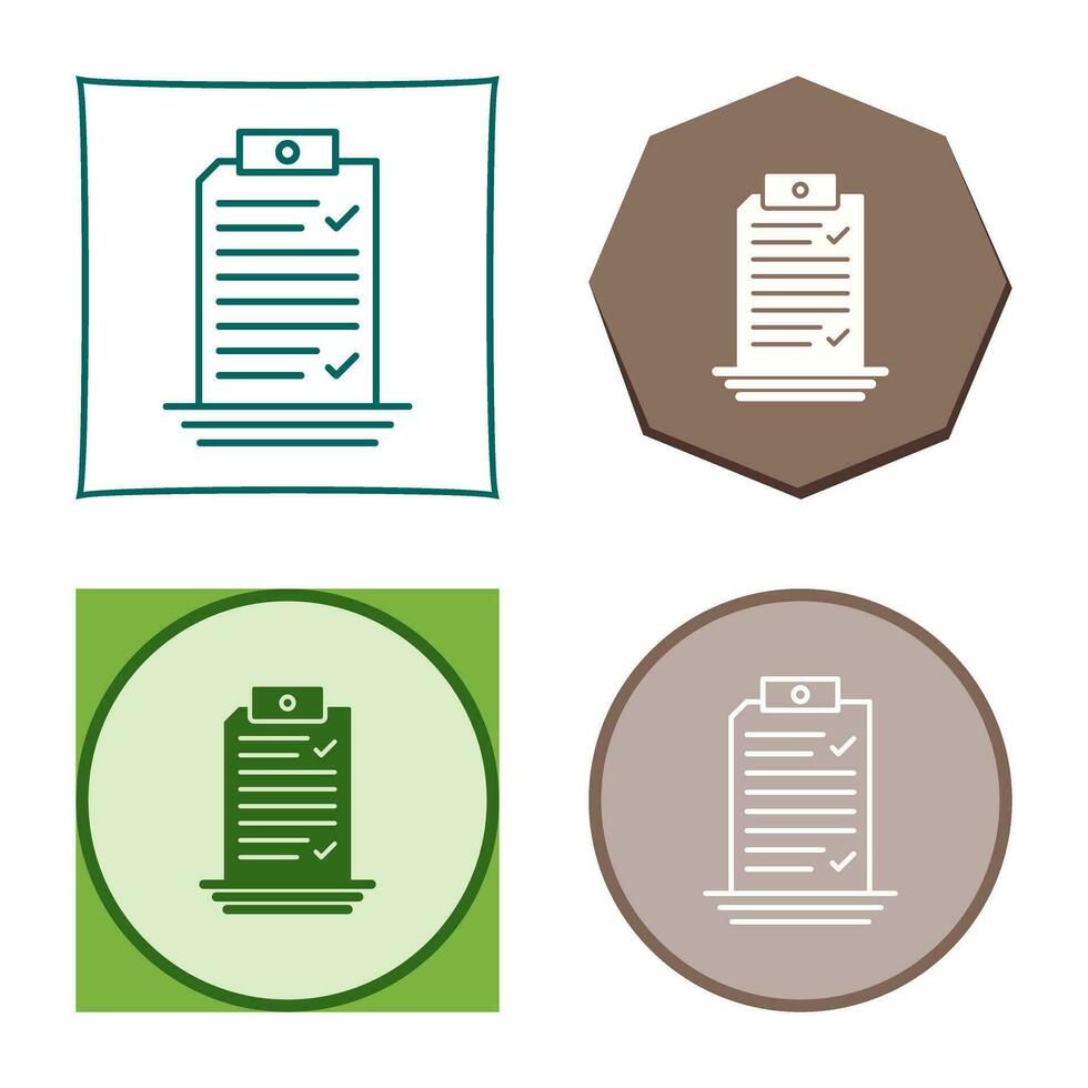 Check List Vector Icon
