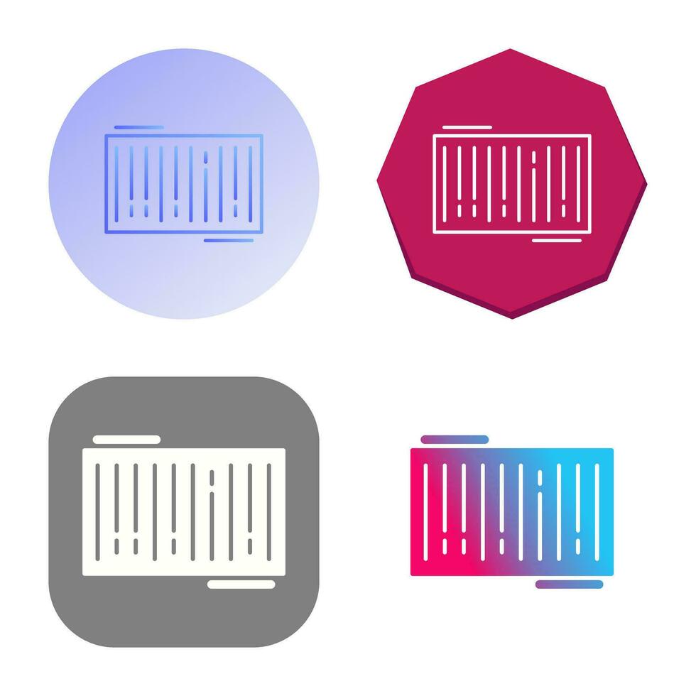 Barcode Vector Icon