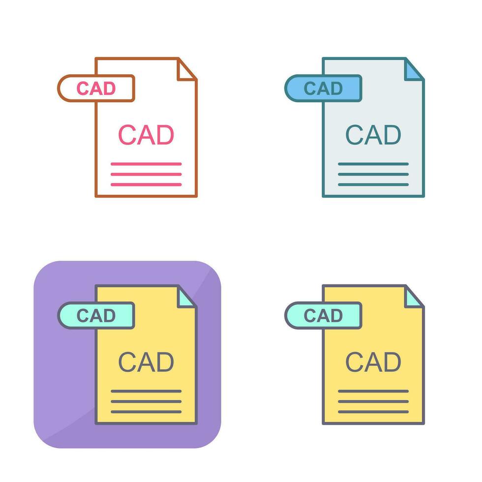 icono de vector de cad