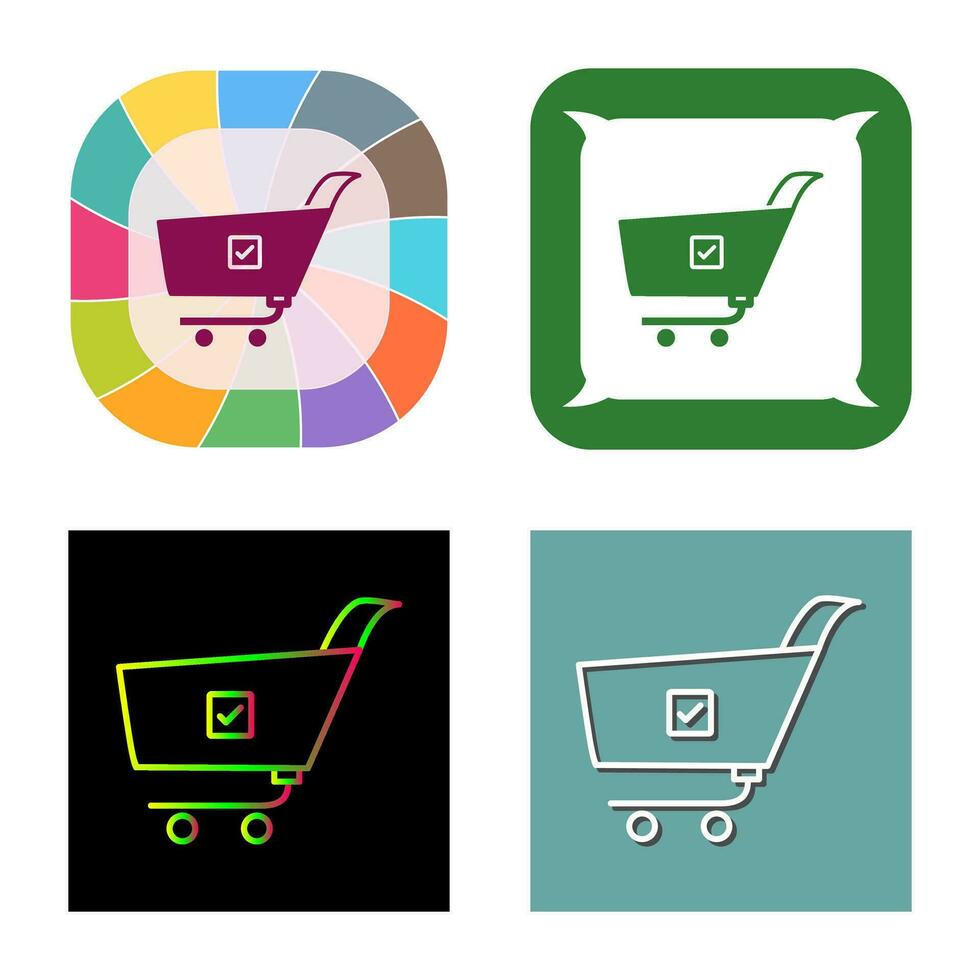 Unique Confirm Order Vector Icon